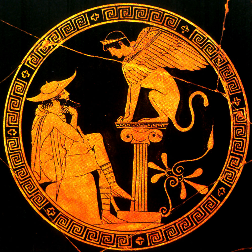 oedsphinxredgkvase
