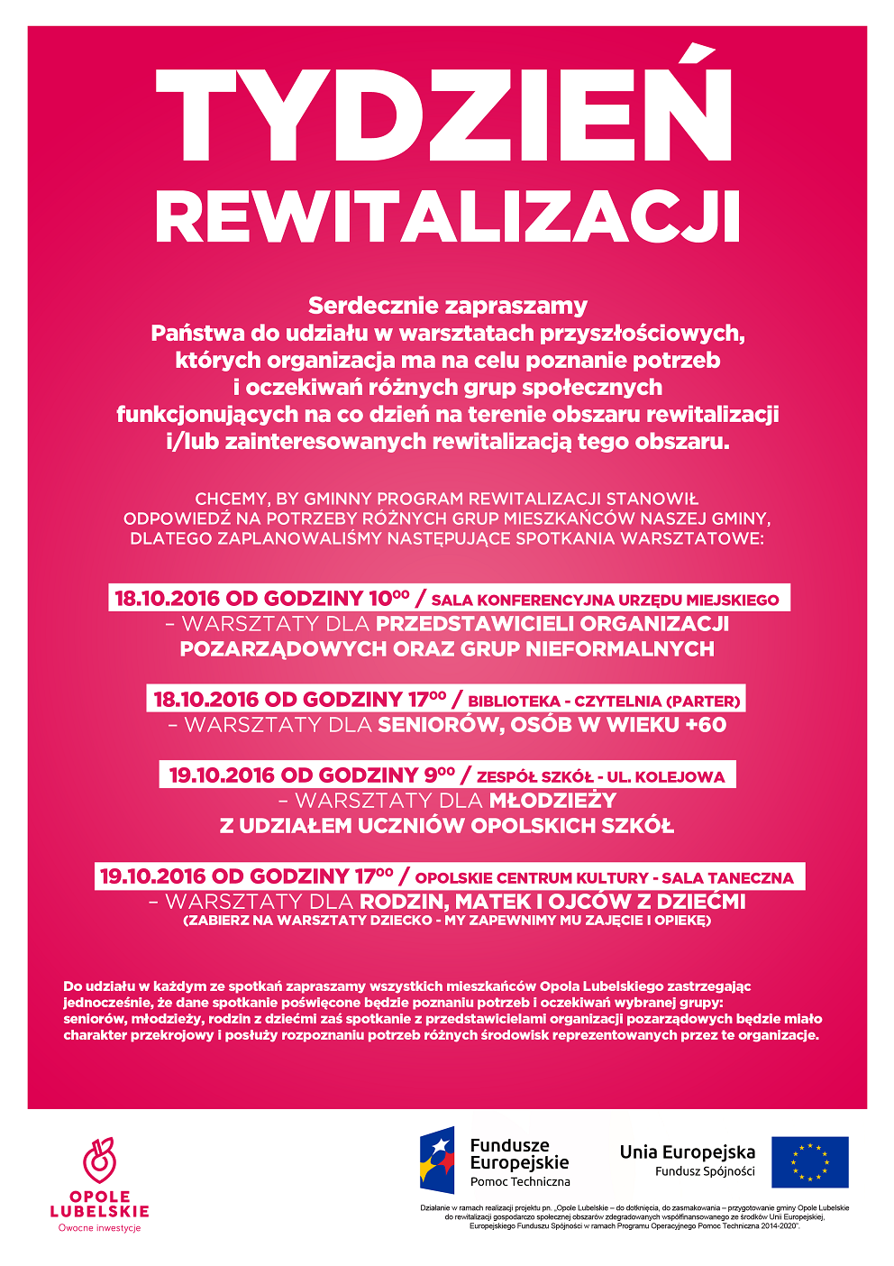Program Rewitalizacji Program Rewitalizacji