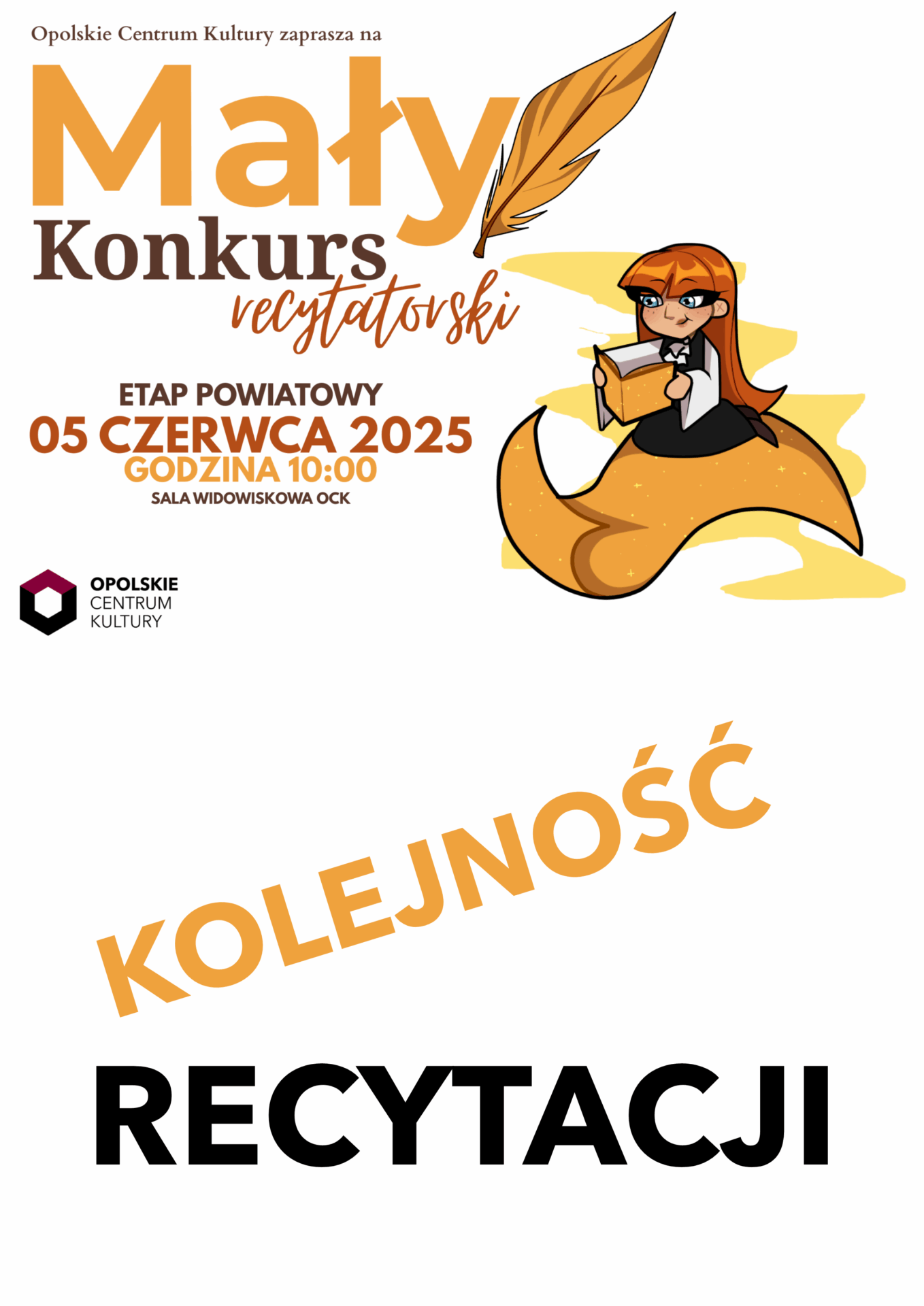 KOLEJNOSC RECYTACJI KOLEJNOSC RECYTACJI