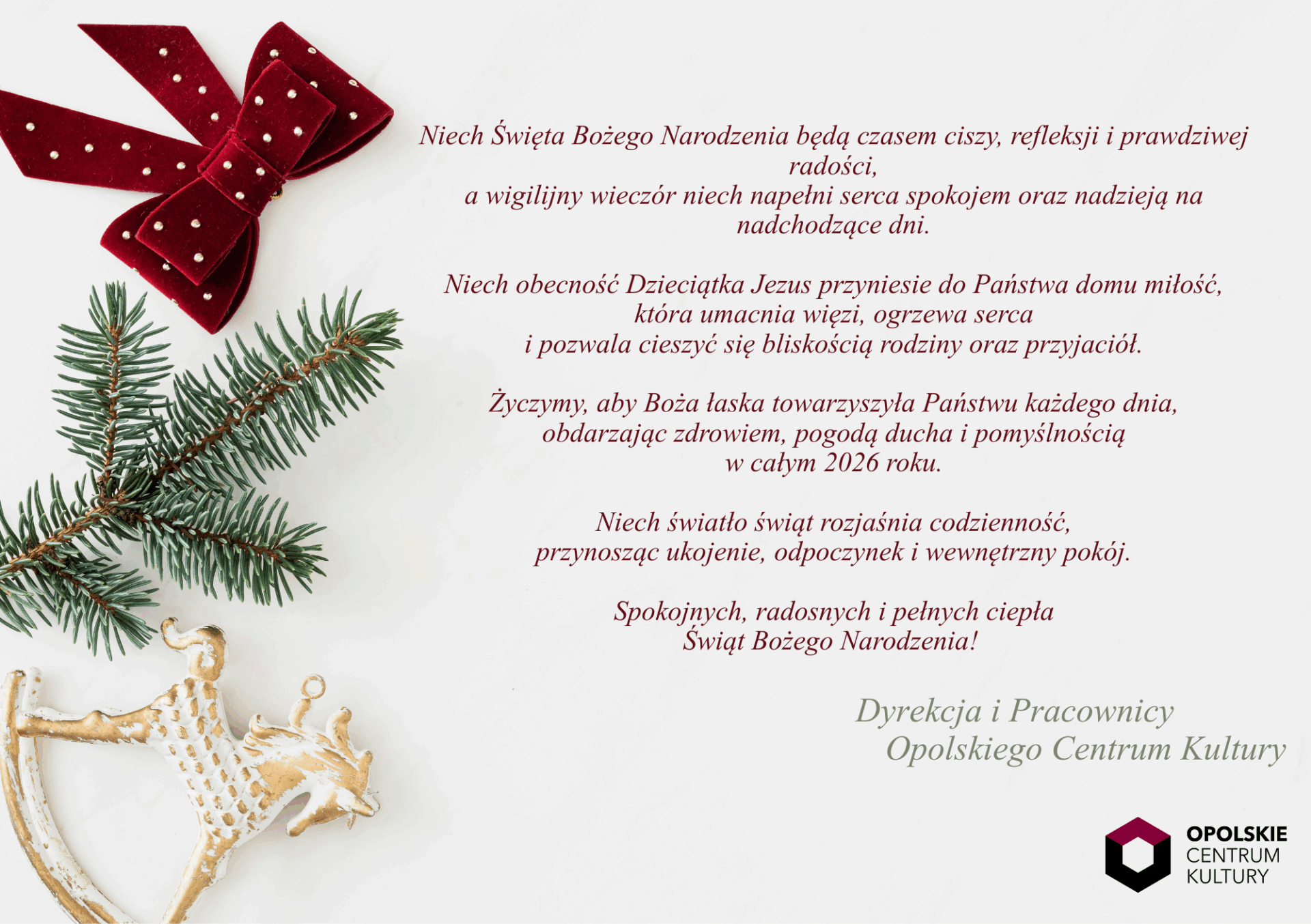 życzenia bożonarodzeniowe 2025