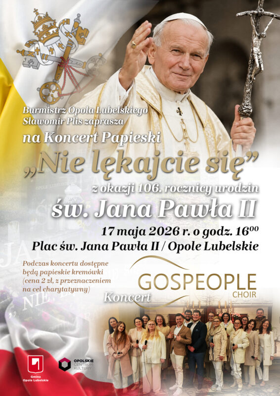 plakat papieski 2026