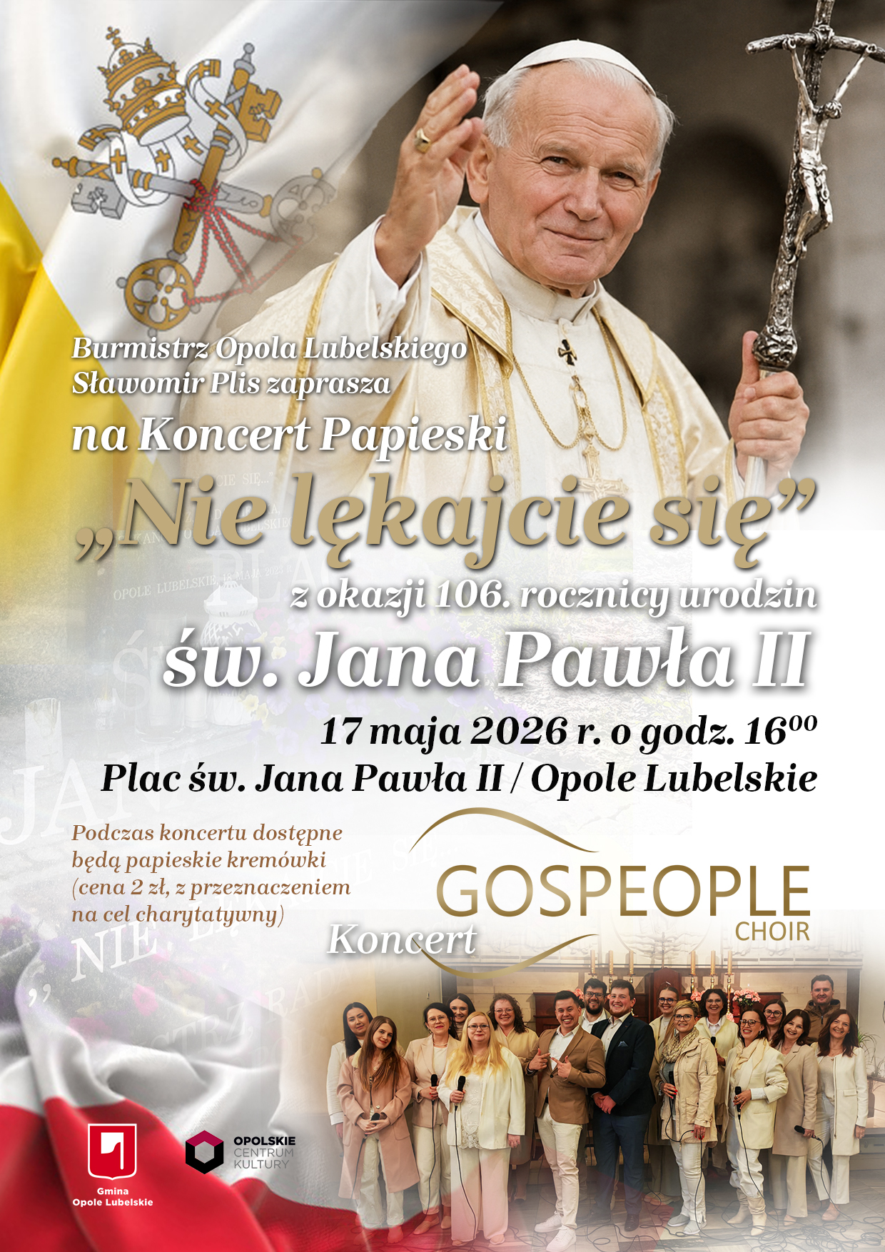 plakat plakat papieski 2026