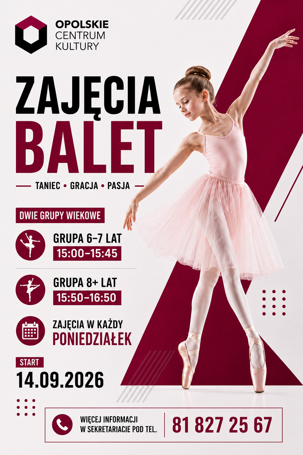 Zajęcia z Baletu – Ruszają 14 września