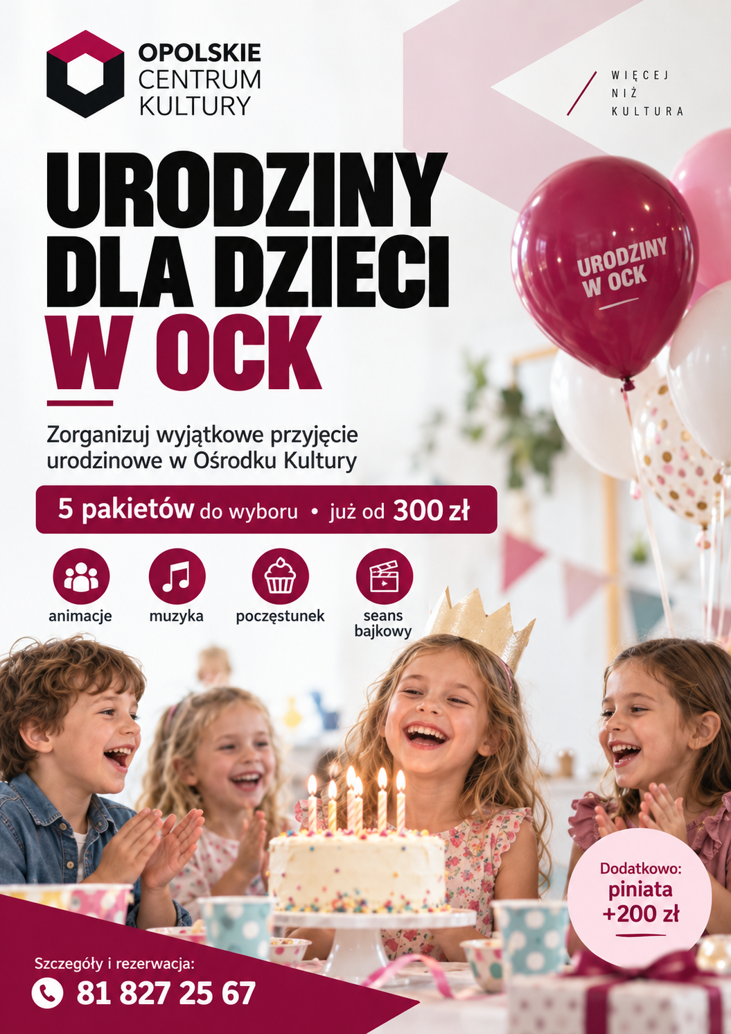 Zorganizuj urodziny w OCK