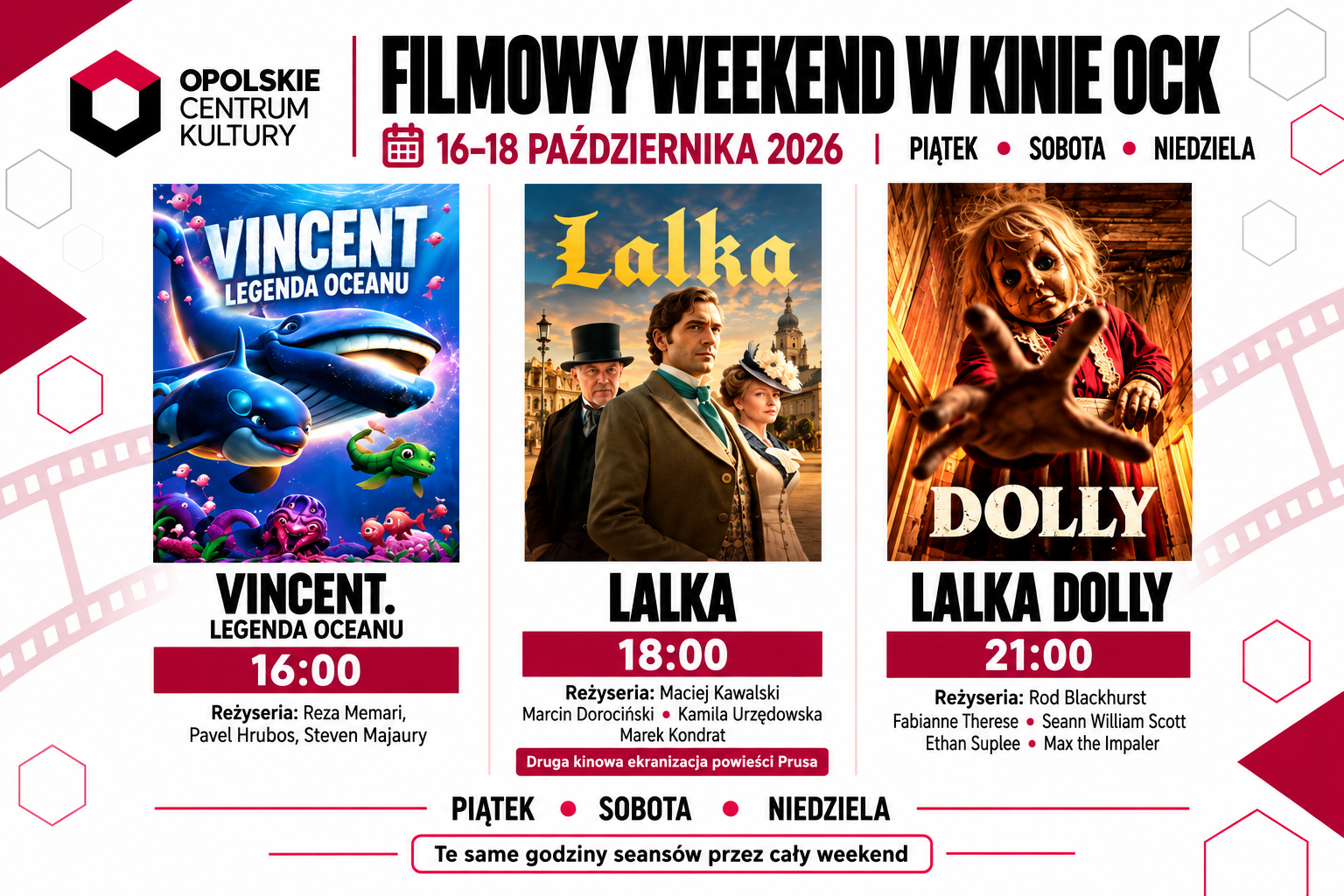 Ocean przygód, wielka literatura i groza. Weekend w kinie OCK