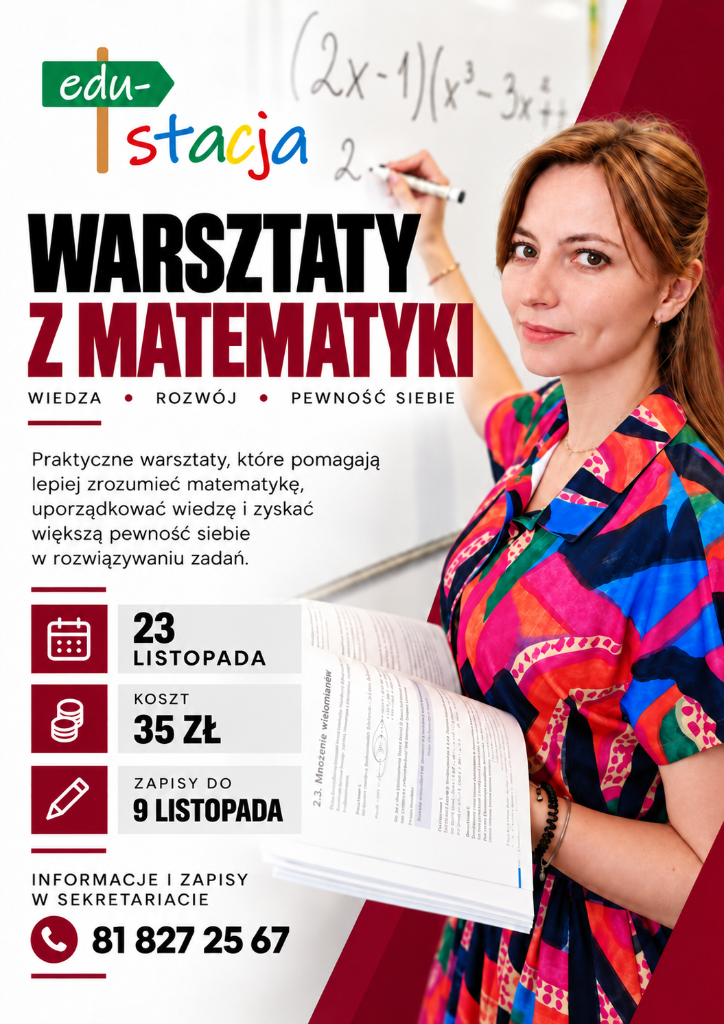 Warsztaty Matematyczne 23 listopada